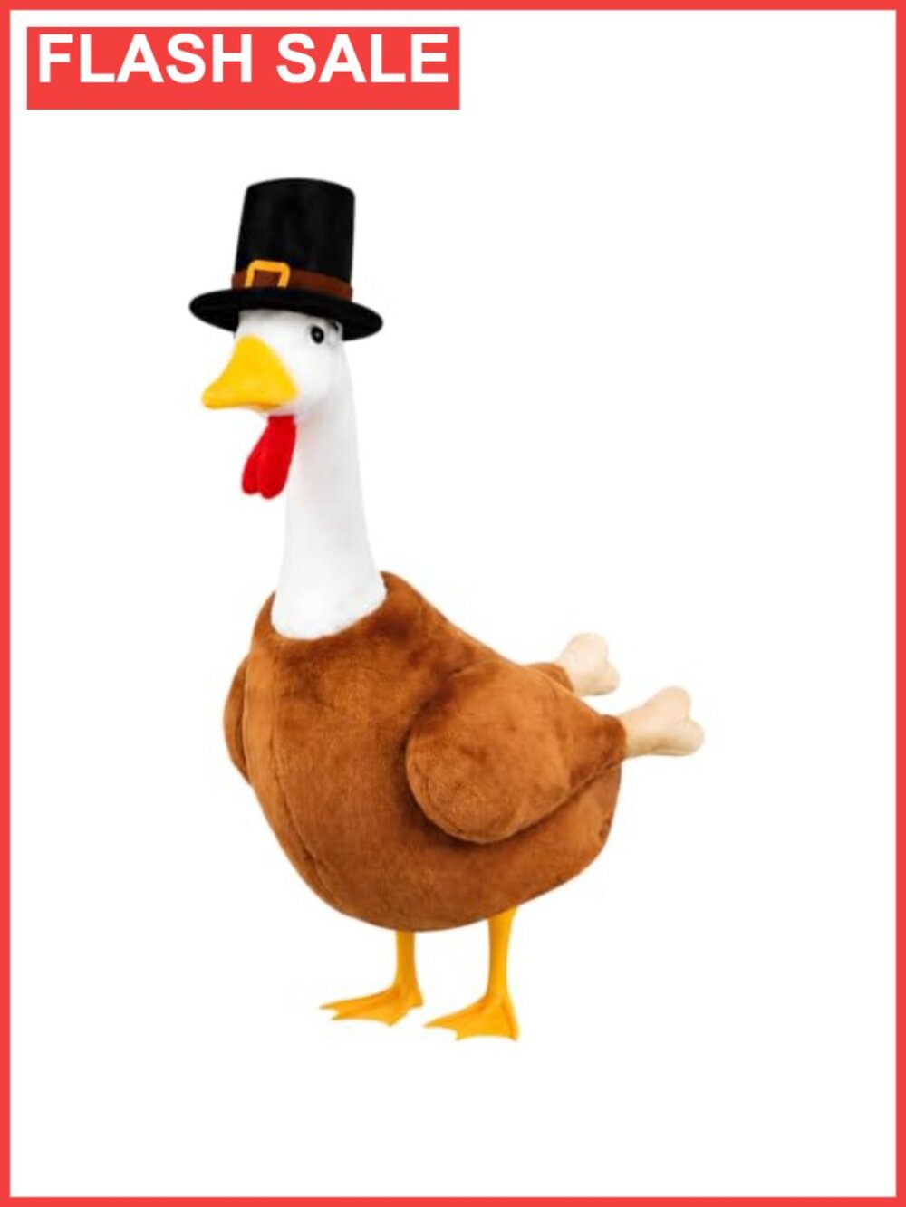 Thanksgiving Turkey Goose Outfit Plush Costume with Hat for 23 Inch Geese